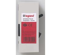 Legrand LEG93000 - Interruttore con cartuccia per fusibile, 1 P + N, max 4600 W 230 V, colore: Grigio