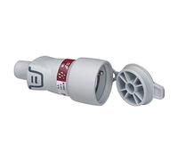 Legrand LEG93829 - Spina femmina 2P + T impermeabile IP44 con aletta protettiva, della linea Plexo