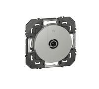 Legrand leg95252 Alu Compo dooxie presa TV semplice alluminio Composable