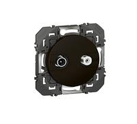 Legrand leg95284 SAT Compo presa TV "dooxie tipo F a vite finitura nero