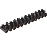 Legrand, LEG98430, Terminale fusibile Nylbloc 2,5 mm (A24 / Nero, 2 pezzi