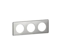 Legrand, LEG98892, Legrand LEG 98.892 Céliane 2 piastra con 3 posizioni Alu Snake