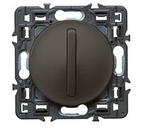 Legrand, LEG99528, Celiane 2 switch, silenzioso, 6 ampere, per l'installazione, la grafite