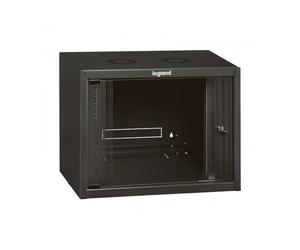 Legrand Linkeo fix 19" 9U Da parete Nero