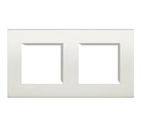 Legrand lna4802 m2bi piatto quadrato Living Light, 2 X 2 moduli, colore: bianco