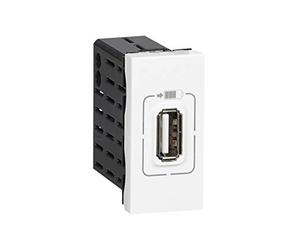 Legrand Mosaic - Alimentatore usb mosaic 1 modulo bianco