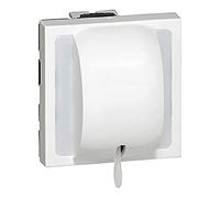 Legrand Mosaic LEG77014 - Deviatore a 2 moduli 10 AX, colore: Bianco
