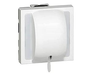 Legrand Mosaic LEG77014 - Deviatore a 2 moduli 10 AX, colore: Bianco
