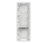 Legrand Mosaic LEG80283 - Quadro per 3 x 2 moduli per montaggio verticale, profondità: 40 mm