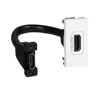 Legrand Mosaic - Presa hdmi mosaic bipolare cavo 1m, bianco