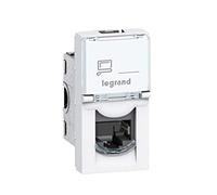 Legrand Mosaic - presa RJ45 categoria 6 STP 1 modulo Bianco