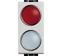 Legrand n4372rt doppio leuc htsig. Rosso/incolore