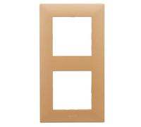 LEGRAND Niloé Step - Cornice doppia per installazione componibile, colore: rame, 398292