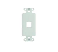 legrand-on-q WP3410BK Blank Decorator Outlet strap, nero, WP3411WH10