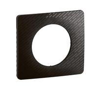 LEGRAND - Piastra Céliane - Piastra di finitura per prese e interruttori celiane - 1 postazione - Nero meteora