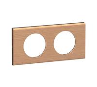 LEGRAND - Piastra Céliane - Piastra di finitura per prese e interruttori celiane - 2 posizioni - Rovere