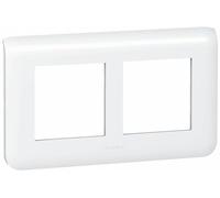 Legrand - Piastra di finitura Mosaico speciale ristrutturazione 2x2 moduli orizzontali - bianco