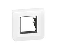 Legrand - Piastra Mosaico con supporto per 1 modulo - bianco