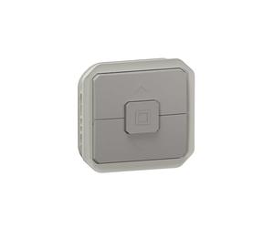 LEGRAND, Plexo 069538L - Interruttore per tapparelle con blocco elettrico e meccanico, 6A, 250 V, 500 W, colore: Grigio