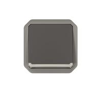 LEGRAND, Plexo 069827L - Interruttore a 2 poli, indicatore integrato, IP55 - IK07, 10 Ampere, 250 Volt, colore: antracite