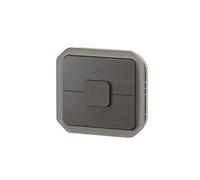 LEGRAND, Plexo 069898L - Interruttore per tapparelle con blocco elettrico e meccanico, 6A, 250 V, 500 W, colore: Antracite