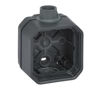 LEGRAND, Plexo New 069628L - Presa a parete per ambienti umidi, con accesso ai cavi, ISO 20, colore: Antracite