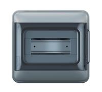 Legrand, Plexo S 601888 - Distributore per ambienti umidi, classe di protezione: IP65-IK07, 1 fila, 8 moduli, dimensioni: 200 x 213 x 106 (altezza x larghezza x profondità)