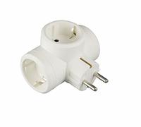 Legrand - Presa multipla Norm tedesca 2 ingressi e 3 Uscite Bianco, bianco