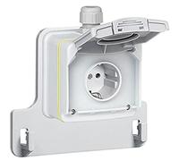 Legrand Presa per auto elettriche, Green 'Up, compatibile con modalità 1 e 2, 1 fase, 16A, 3,7kW, sistema di ricarica per auto elettriche