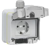 Legrand Presa per auto elettriche, Green 'Up, compatibile con modalità 1 e 2, 1 fase, 16A, 3,7kW, sistema di ricarica per auto elettriche