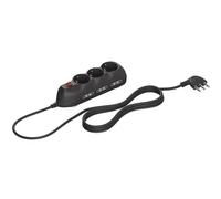 Legrand Prolunga 9 Prese AC Nero 16A con Interruttore On/Off