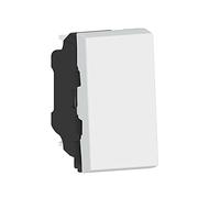 Legrand 538320 Interruttore a incasso semplice bianco - Gamma Easy 6A - Centralizza l'illuminazione, pulsante può diventare luminoso aggiungendo spia mosaico Easye-led, Taglia unica