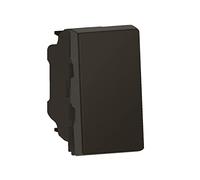 Legrand - Pulsante Mosaico Easy-Led 6A 1 modulo - nero opaco