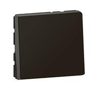 Legrand - Pulsante Mosaico Easy-Led 6A 2 moduli - nero opaco