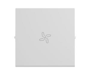LEGRAND, SEANO 765114 - Altalena con simbolo della ventola per interruttore, pulsante e interruttore a croce, coperchio dell'interruttore, piastra a bilanciere, colore: Bianco ultra