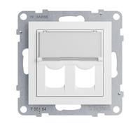 LEGRAND, SEANO 765164 - Adattatore Systimax a 2 moduli di dati, colore: Bianco ultra