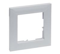 LEGRAND, SEANO 765271 - Telaio, in termoplastica, senza alogeni, dimensioni: 87 x 87 mm, colore: alluminio laccato