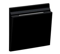 LEGRAND, SEANO 765343 - Copertura per interruttore meccanico dell'hotel, colore: Nero laccato