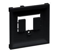 LEGRAND, SEANO 765355 - Copertura per presa telefonica austriaca (TDO) e tedesca (TAE), colore: Nero laccato