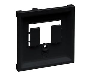 LEGRAND, SEANO 765355 - Copertura per presa telefonica austriaca (TDO) e tedesca (TAE), colore: Nero laccato