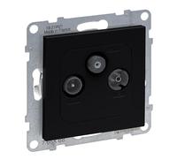 LEGRAND, SEANO 765368 - Presa di passaggio TV HD TV 14 dB, colore: Nero laccato