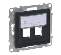LEGRAND, SEANO 765902 - Adattatore per presa di scatole di dati Key-Stone, modulo Key-Stone, colore: antracite laccato, 765902