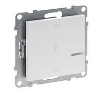 LEGRAND, Seano con interruttore per tapparelle Netatmo, controllo tapparelle da 230 V, montaggio in scatola cava, viti o artigli di espansione, incl. bilanciere, Smart Home, colore: bianco ultra