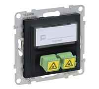 LEGRAND, SEANO SC/APC 765489 - Presa monomodale in fibra ottica, 2 cavi in fibra ottica, adattatore duplex, colore: Antracite