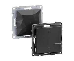 LEGRAND, SEANO with Netatmo Gateway da incasso radio gateway master switch "viene/camminare", stato batteria LED 3 V (durata 8 anni), trasmettitore da parete, Smart Home, colore: antracite 765930