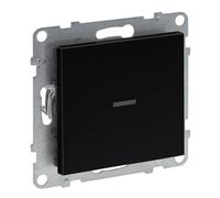 LEGRAND, SEANO with Netatmo Interruttore con opzione dimmer e conduttore N, montaggio in scatola cava, Home + Control, Smart Home, viti o artigli di espansione, massimo 150 W, 230 V, 0,7 A, nero,