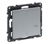 LEGRAND, SEANO with Netatmo master switch viene/camminare, controllare scenari quotidiani, Home + Control, 3 pile a bottone incluse (durata di 8 anni), Smart Home, colore: Alluminio, 765736