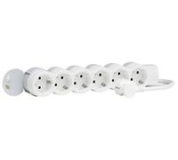 Legrand Standard - Base Multiple (6 Jacks, 3500 W, 230 V) White/Grey