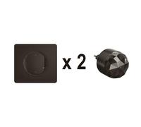 LEGRAND - Starter Pack per tapparelle collegate Celane with Netatmo - 2 interruttori collegati + 1 gateway di collegamento - nero opaco
