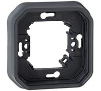 Legrand - Supporto per piastra impermeabile 1 posto Plexo per montaggio a incasso meccanismi componibili - antracite